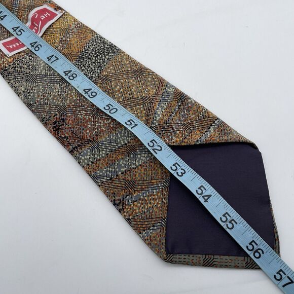 The Nature Conservancy /Martini Art Silk Neckties Lot of 3 Salmon Camel Art Deco - Picture 11 of 16